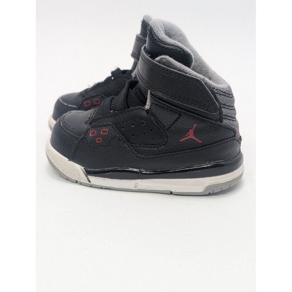 Jordan 5C Toddler Sneakers Black Red Grey High Top Athletic Shoes 407496-020